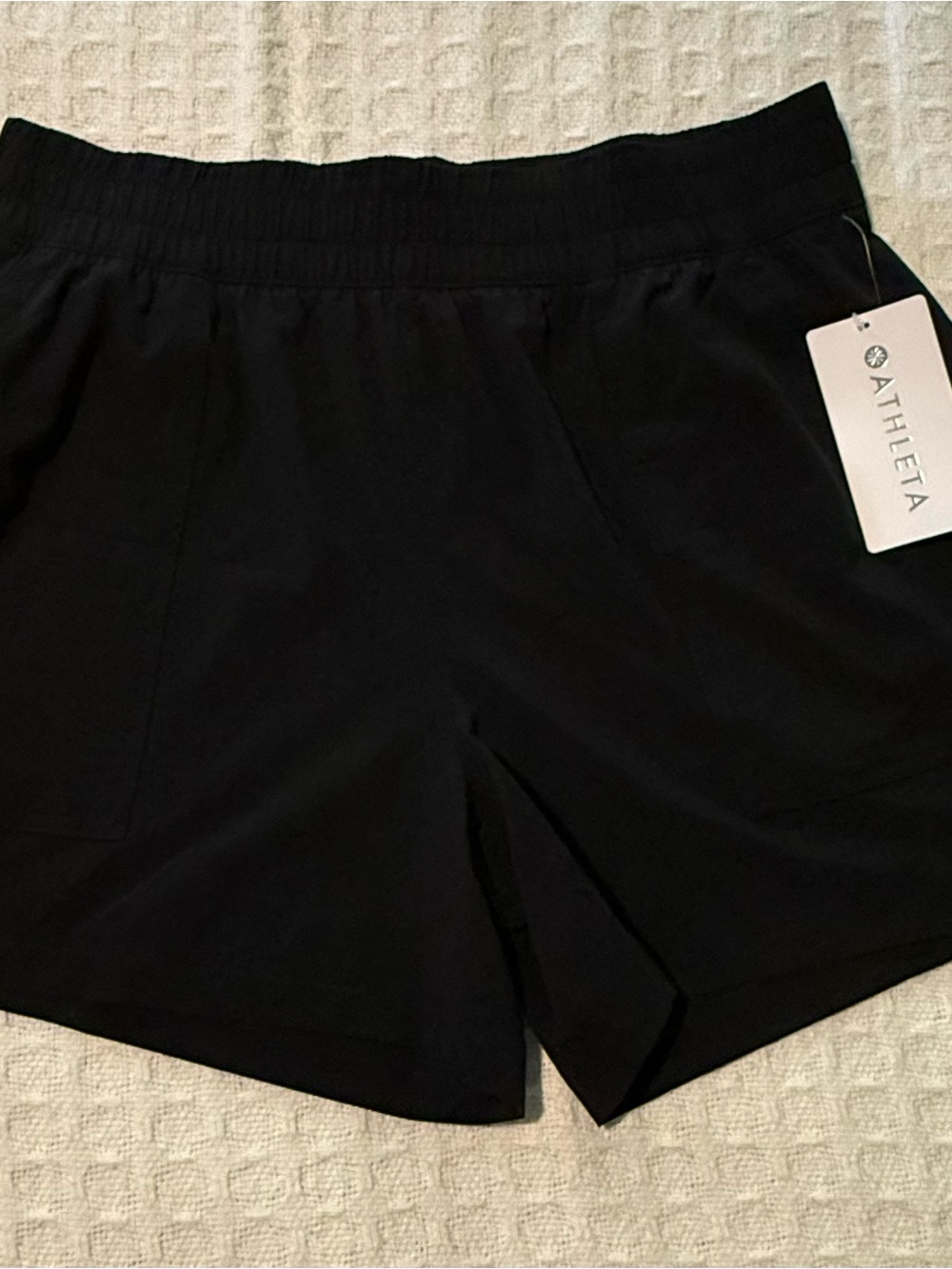 Athleta High-Waist Black Athletic Shorts